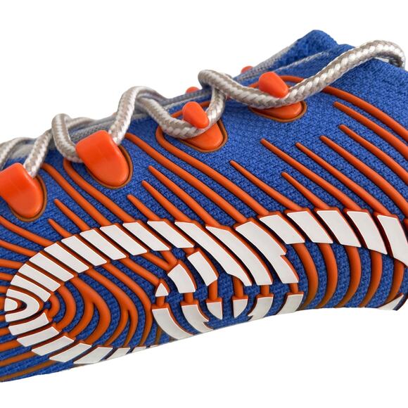 GUCCI Men's Run Sneaker Low Top Blue White Orange 680893 Size 11 US 11.5 NEW - Picture 6 of 13